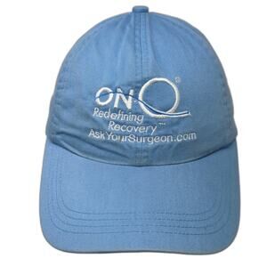 Falcon Baseball Cap Blue One Size ON-Q Recovery Strapback Hat White Beige